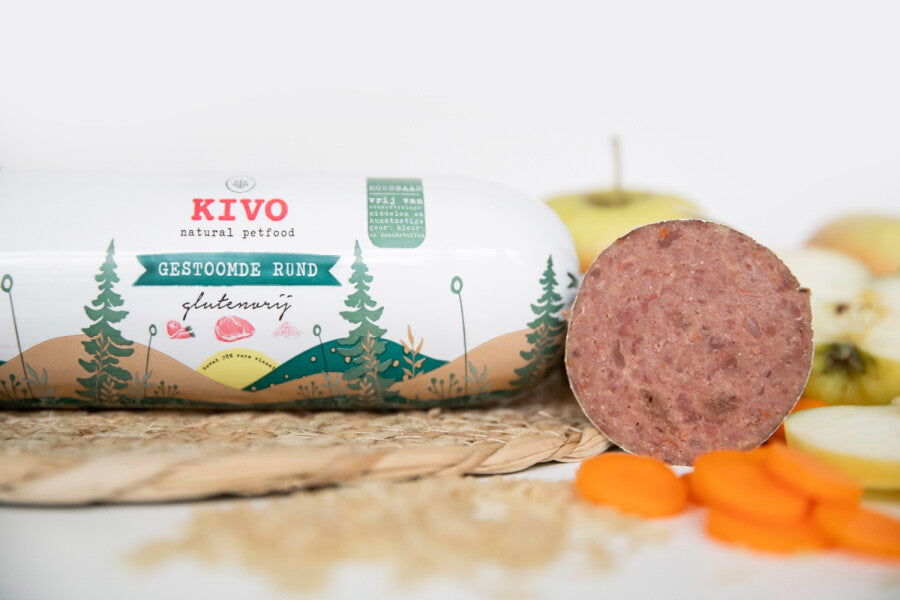 KIVO Mokra hrana (Klobasa) Govedina 600g