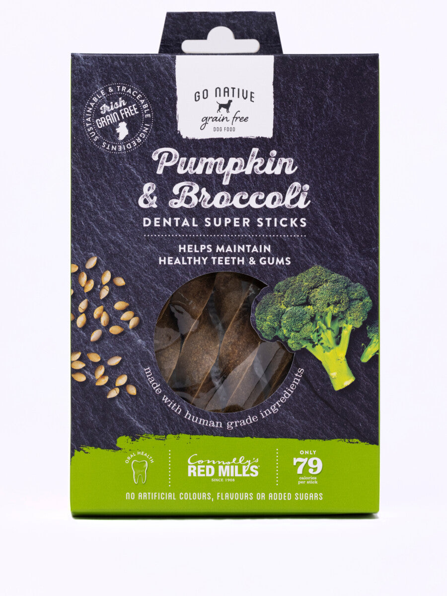 Go Native dentalna spirala buča in brokoli 150g