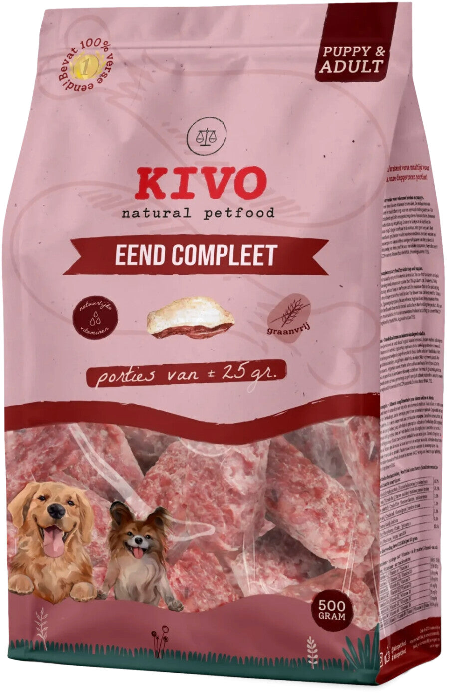 KIVO complete MONO raca PORCIJSKO (20x25g) 500g