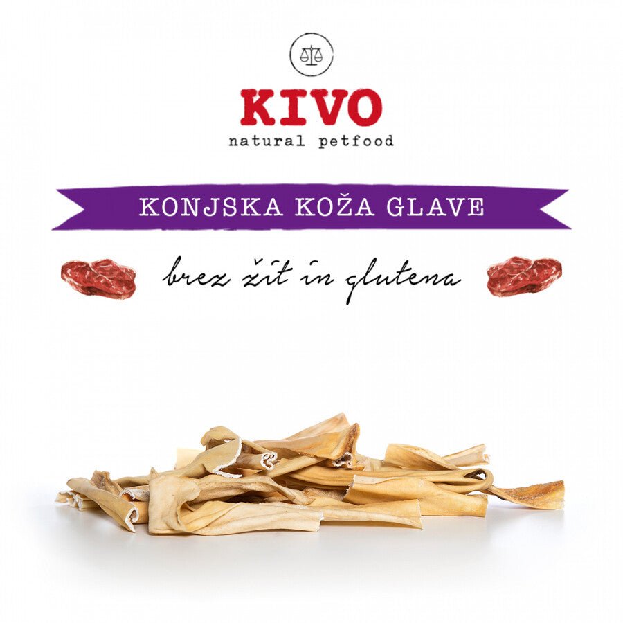 Kivo konjska koža glave 250g