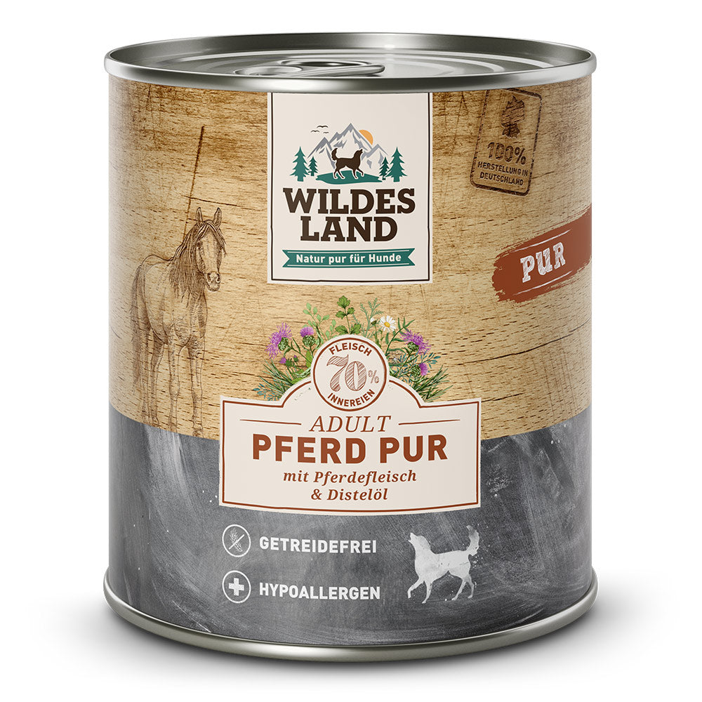 Wildes Land DOG PUR Konj z oljem žafranike