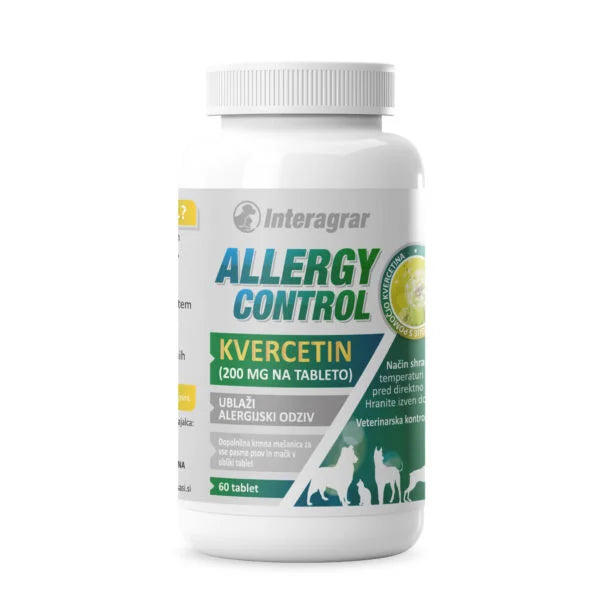 Allergy Control - Podpora s kvercetinom, ki ublaži alergijski odziv pri psih in mačkah