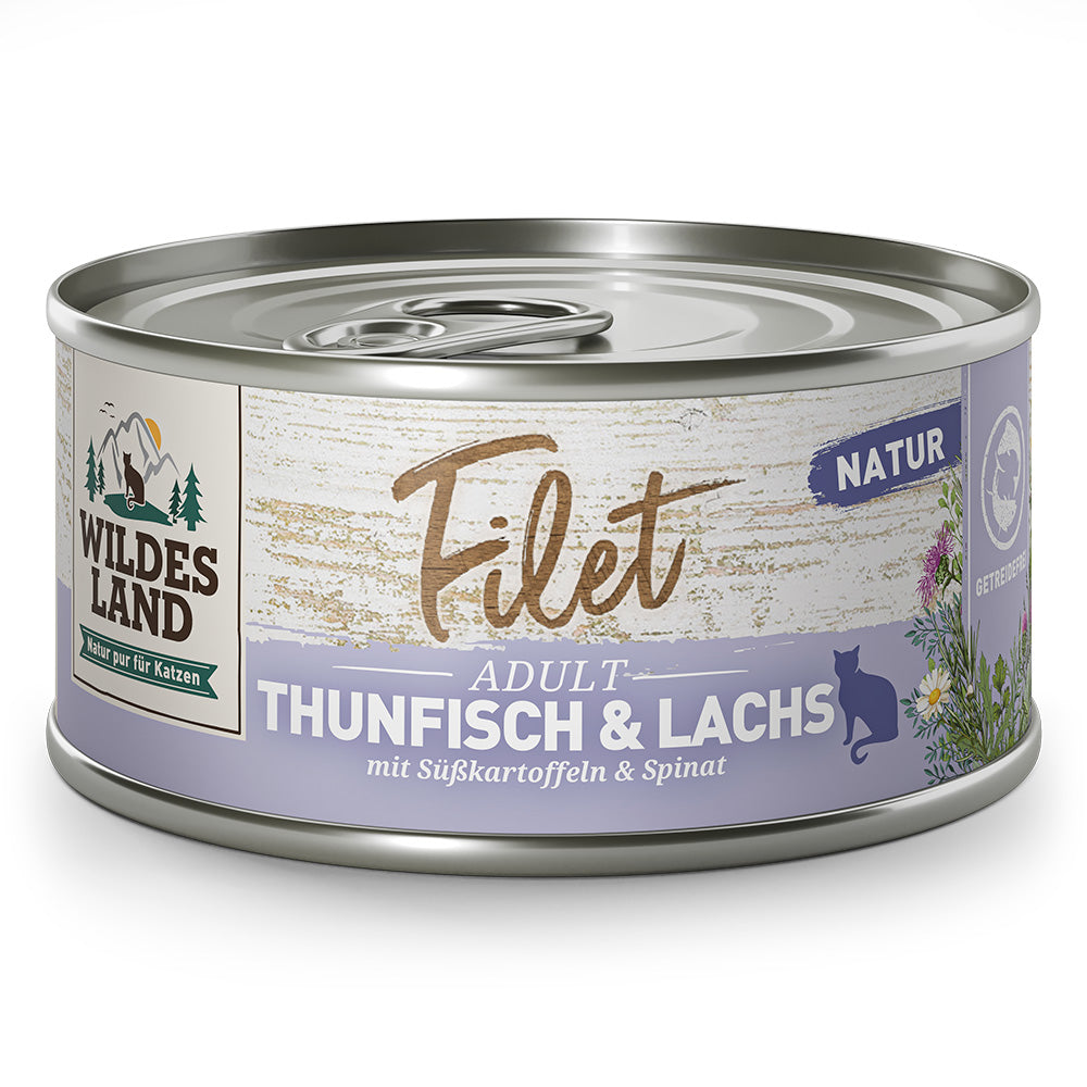 Wildes Land file za mačke - tuna in losos 80g