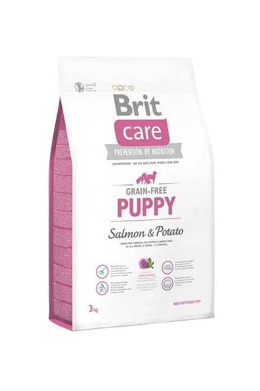 BRIT CARE GrainFree Losos&Krompir PUPPY 1kg