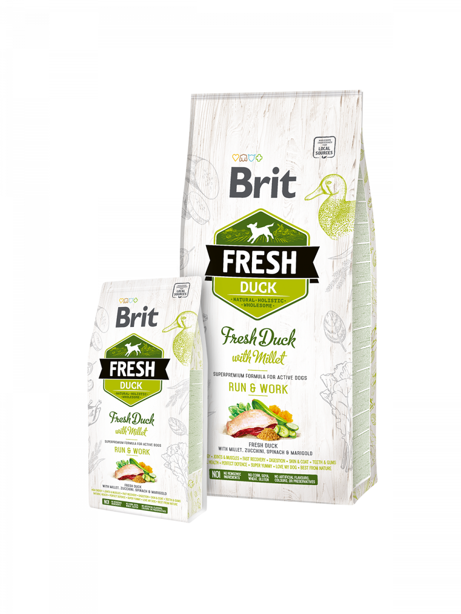 BRIT FRESH Run&Work Raca 12kg