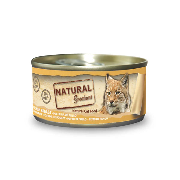 NATURAL GREATNESS CATS - CHICKEN BREAST/PIŠČANČJE PRSI 70g