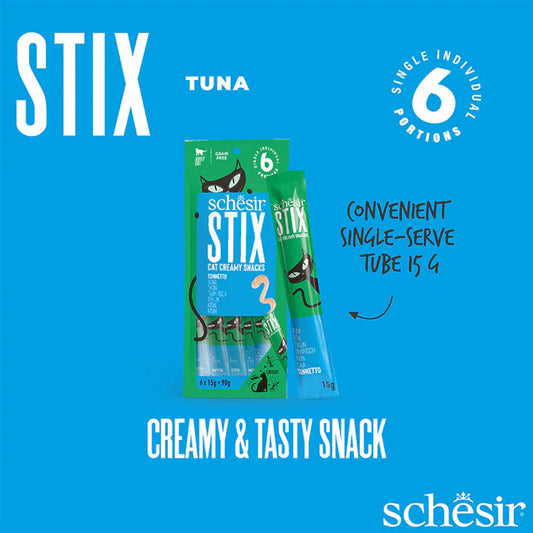 Schesir STIX krema s tunjevinom 6x15g