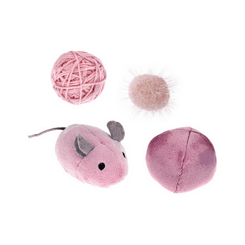 Ferribiella Igrača za mačke - MIX PINK 4kom