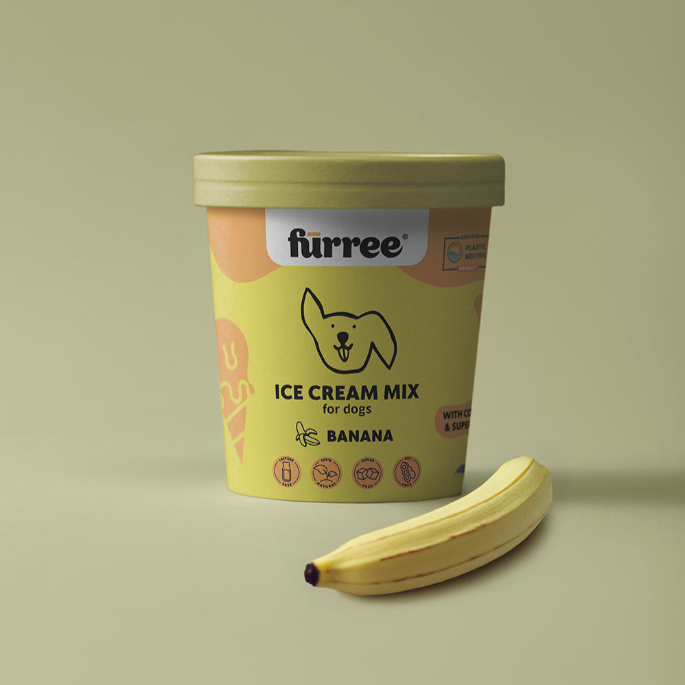 FURREE mešanica za pasji sladoled -BANANA 60g