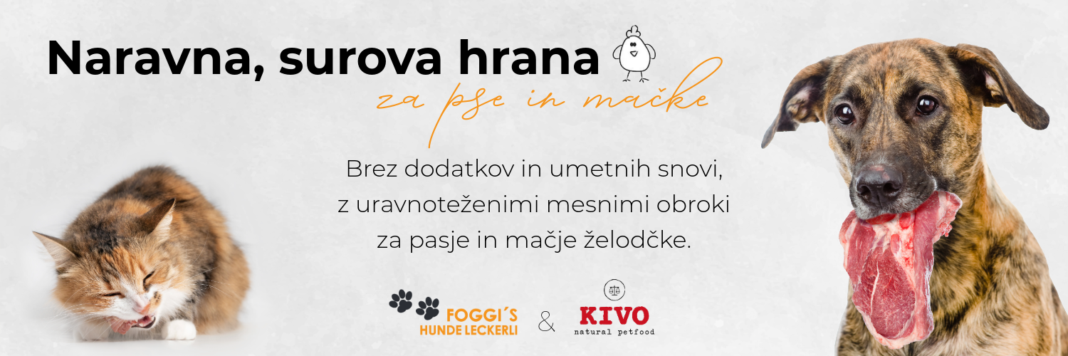Surova hrana za pse in mačke