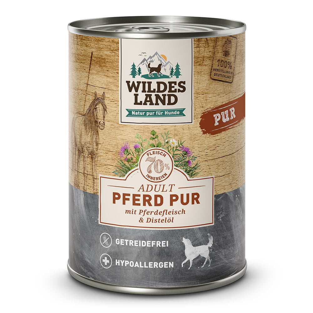 Wildes Land DOG PUR Konj z oljem žafranike