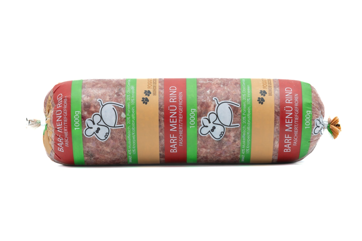 FOGGI'S BARF MENU Govedina 1000g *zamrznjeno