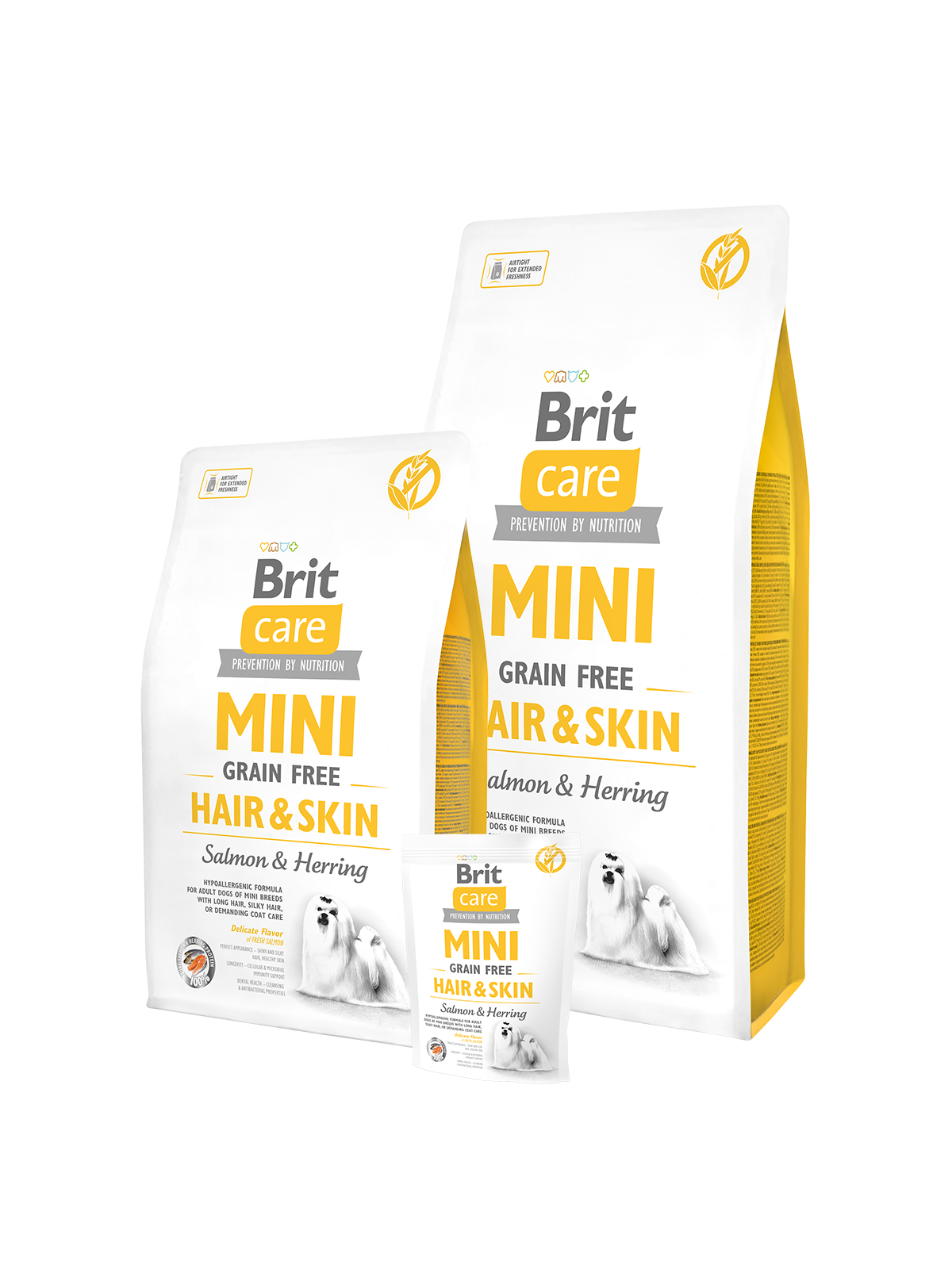 BRIT CARE MINI GrainFree Losos&Sled 2kg