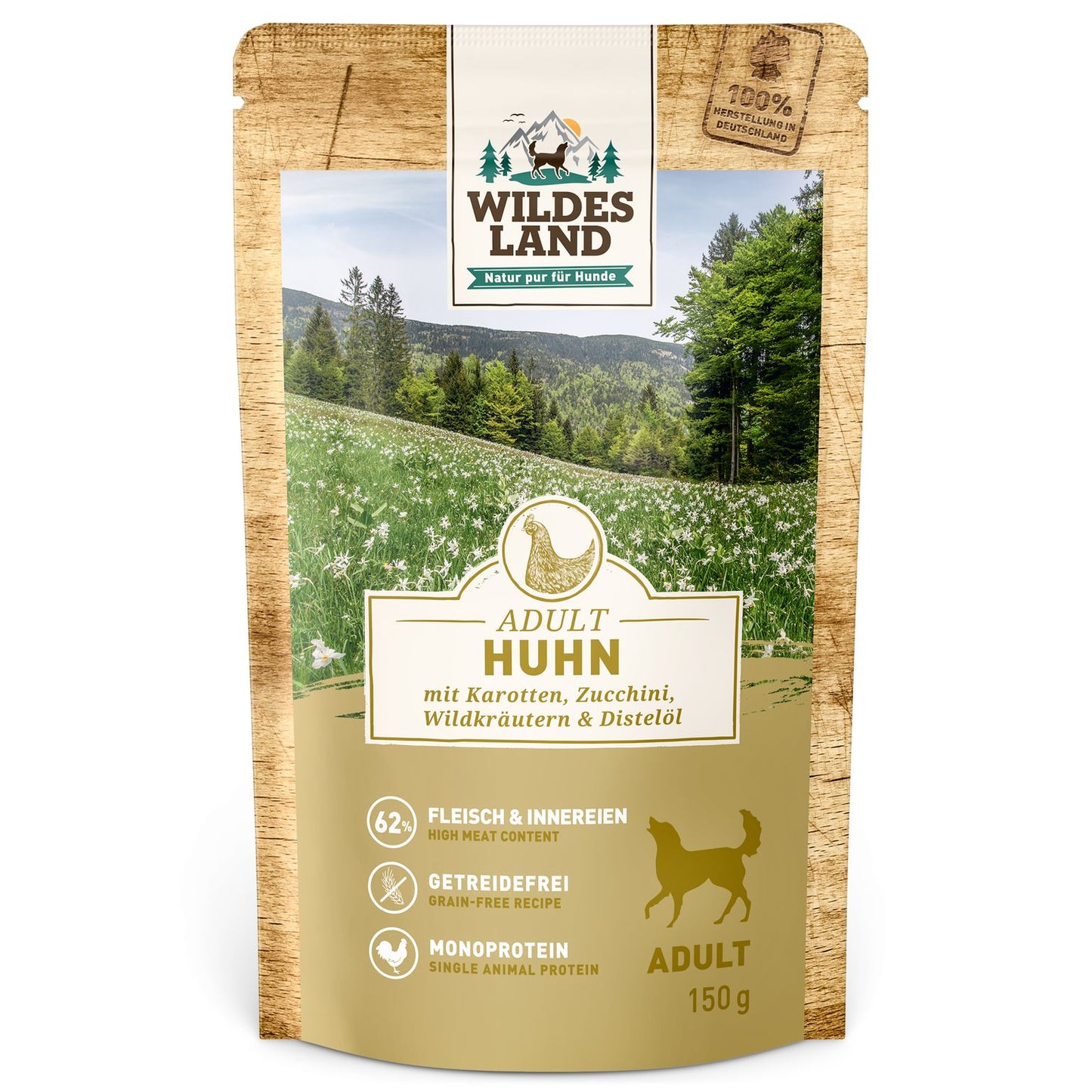 Wildes Land DOG CLASSIC Piščanec 150g
