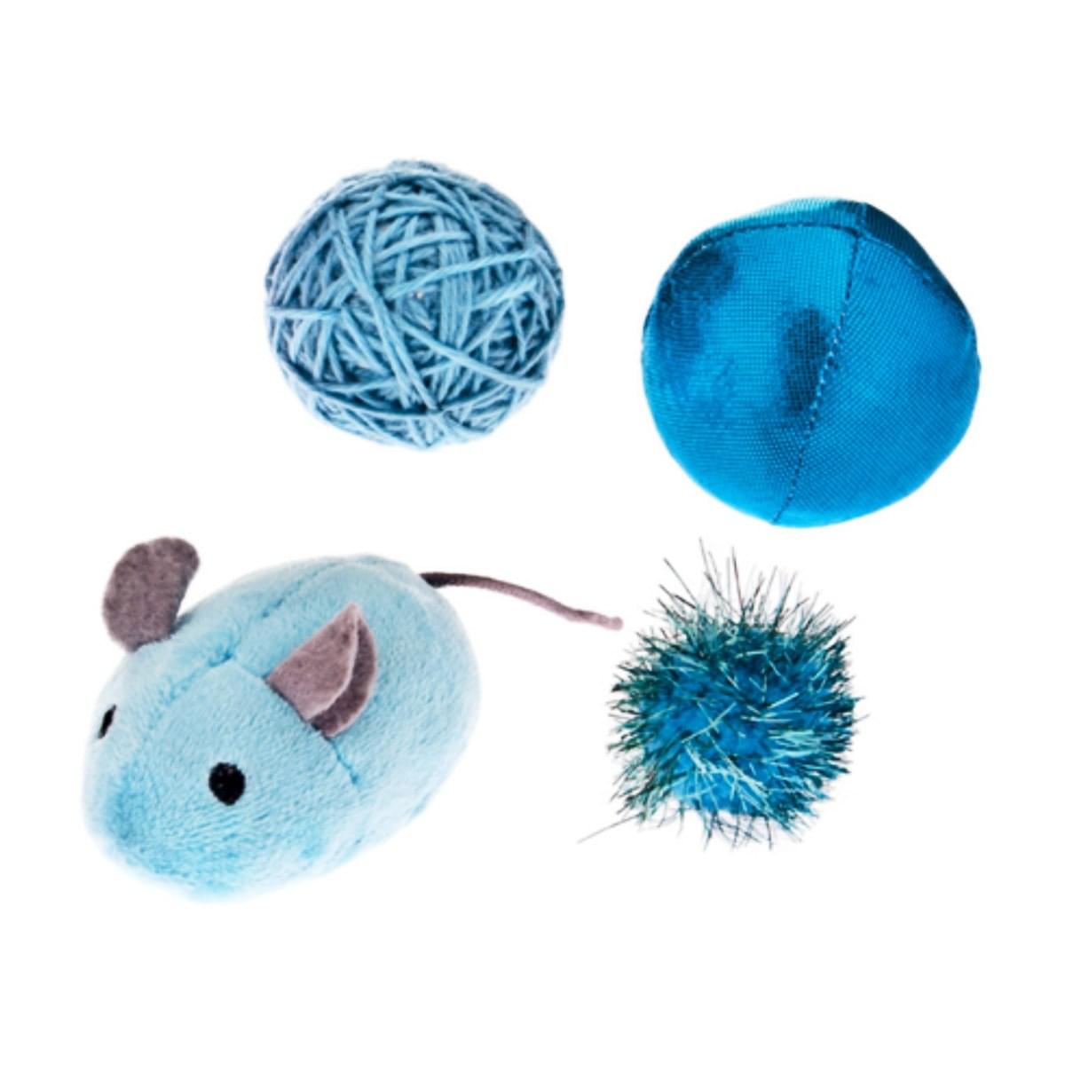 Ferribiella Igrača za mačke - MIX BLUE 4kom