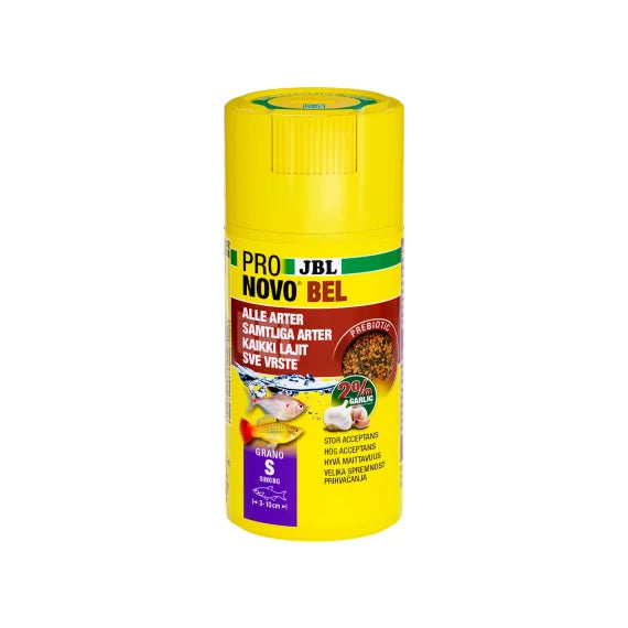 JBL PRONOVO BEL Grano S - Osnovna hrana v granulah za vse vrste tropskih rib 100ml