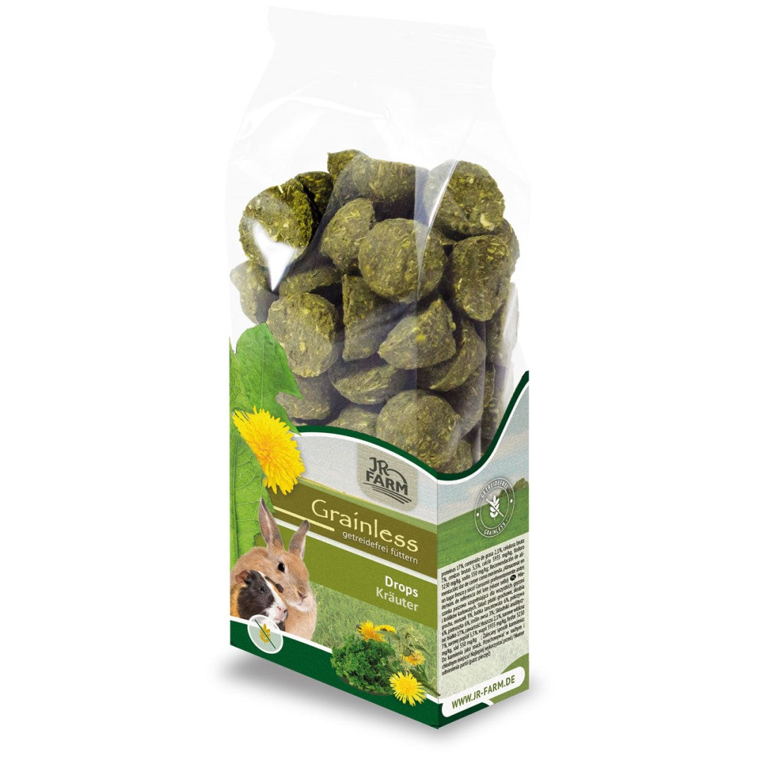 JR Farm GRAINLESS Drops Zelišča 140g
