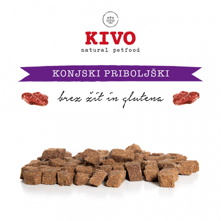 sušeni konjski priboljški za trening