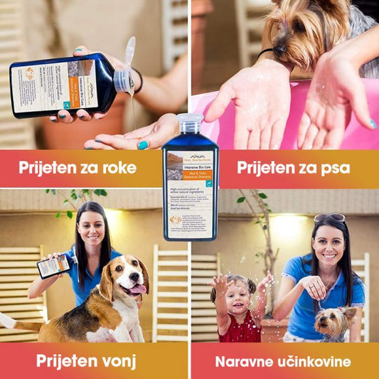 Arava Flea&Tick Botanical Šampon proti klopom in bolham za pse 400ml