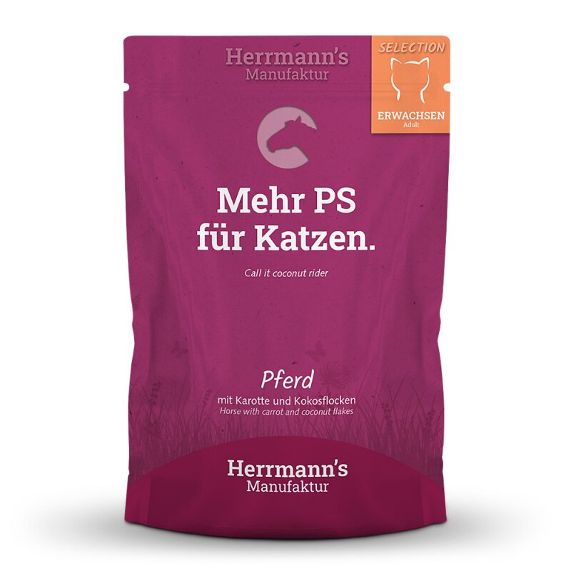 Herrmann’s Manufaktur Konj s korenjem in kokosovimi kosmiči 100g