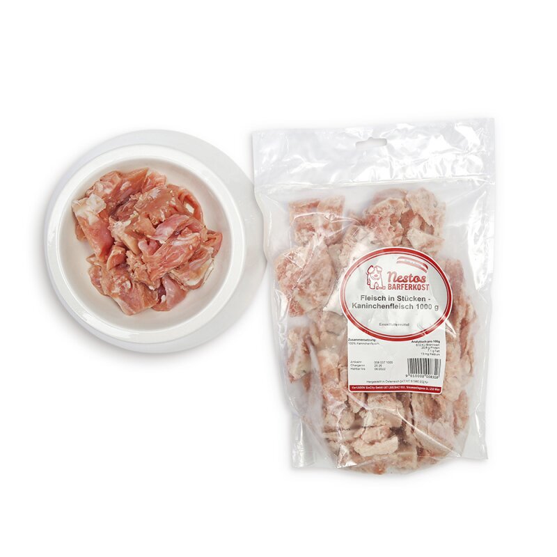 Nestos meso v kosih - kunčje meso 1kg - PREDNAROČILO