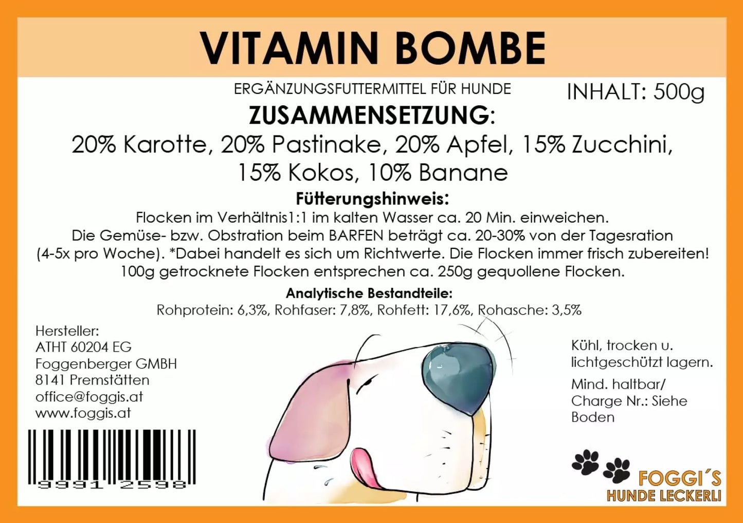 FOGGI'S Vitaminska Bomba 500g