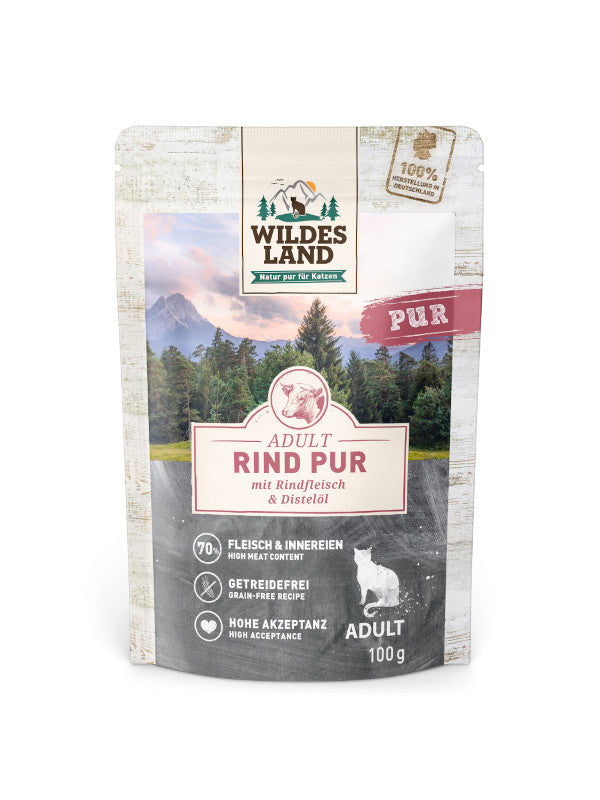 Wildes Land CAT PUR Govedina 100g