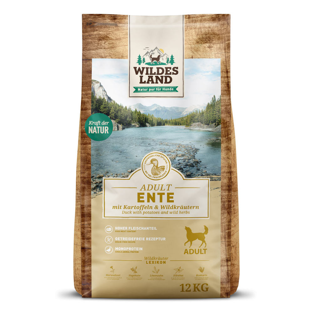 Wildes Land DOG CLASSIC Raca s krompirjem in divjimi zelišči