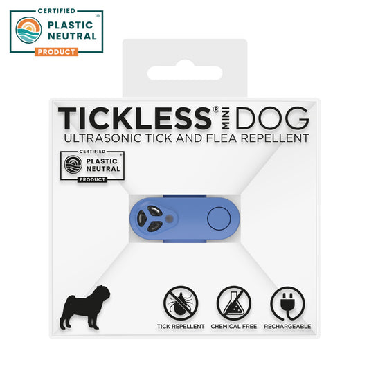 Tickless MINI za pse vseh velikosti in mačke - modra