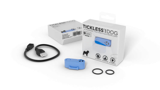 Tickless MINI za pse vseh velikosti in mačke - modra