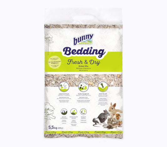 Bunny Bedding Fresh&Dry - Pirina kombinirana stelja 5.5kg (29L)