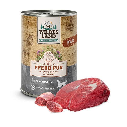 Wildes Land DOG PUR Konj z oljem žafranike