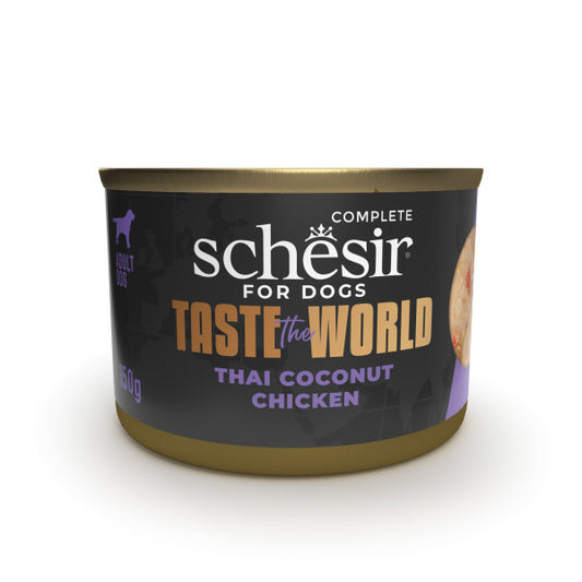 Schesir TASTE THE WORLD Piščanec&Kokos 150g