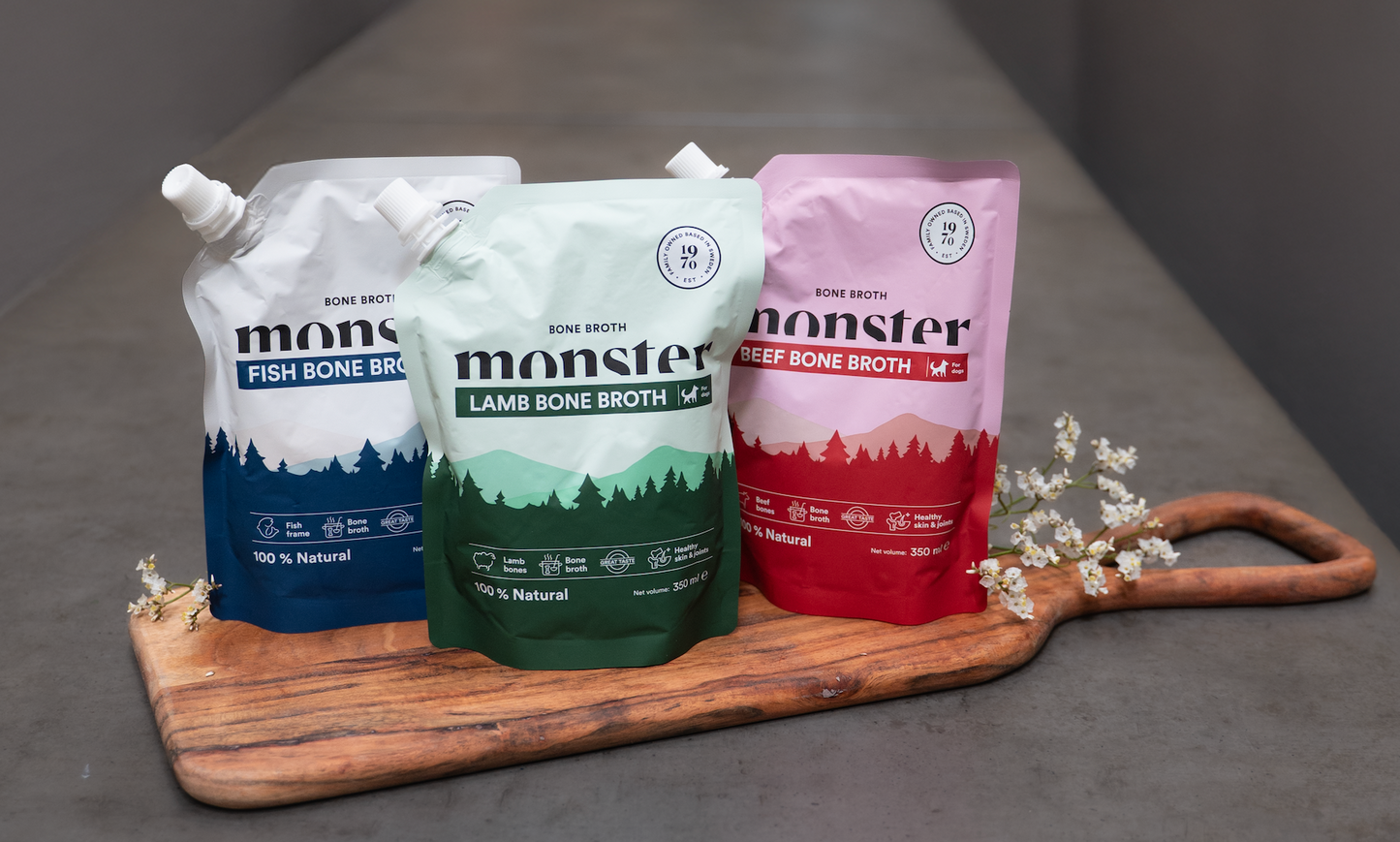 Monster pasja kostna juha 350ml  - jagnjetina