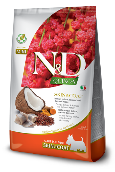 N&D Quinoa SKIN&COAT Sled&Kokos MINI 2,5kg