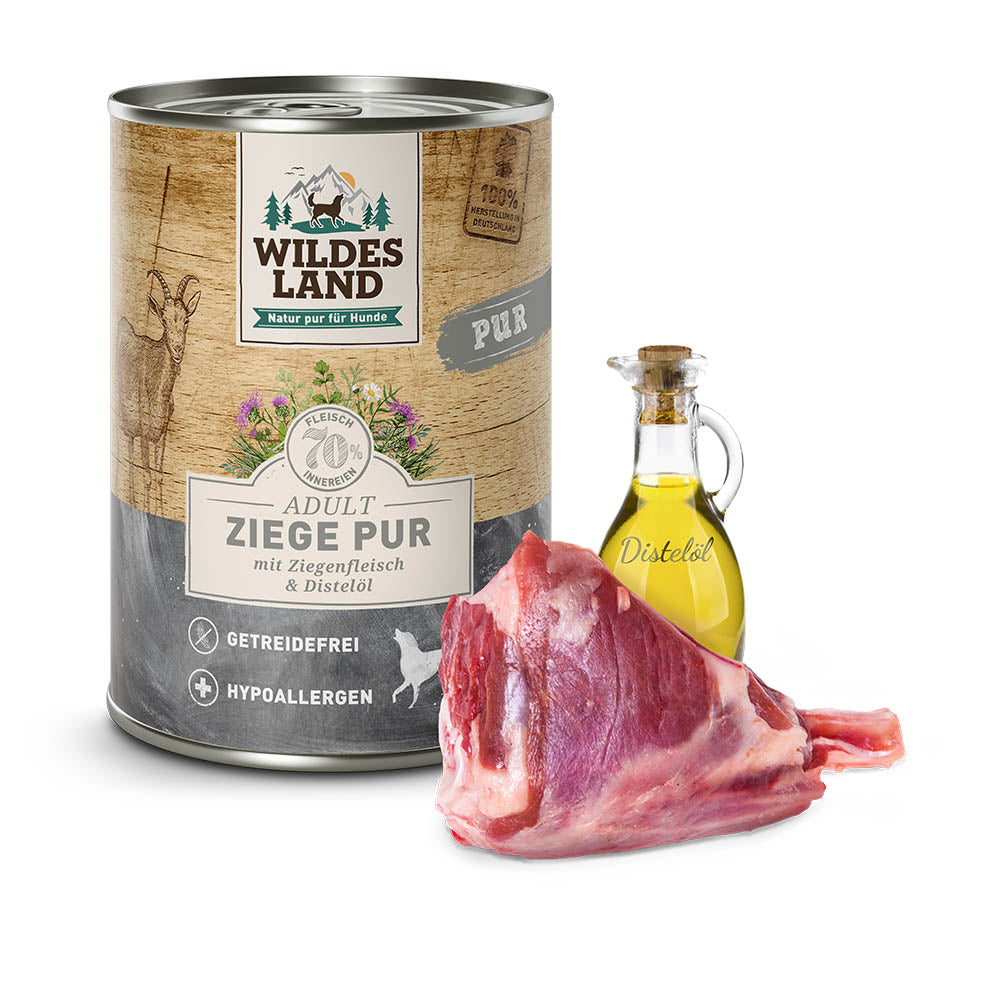 Wildes Land DOG PUR Koza z oljem žafranike