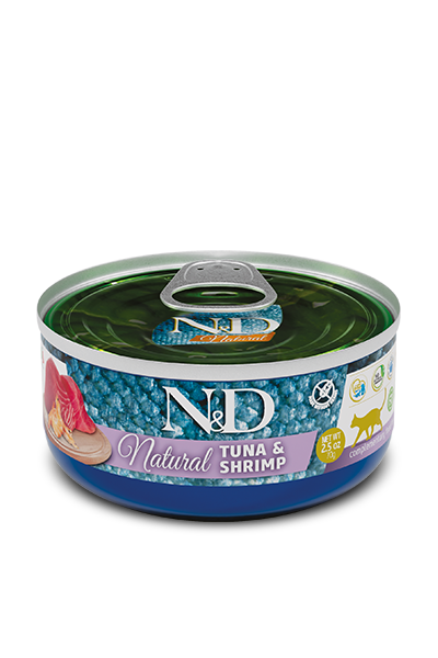 N&D Cat Natural Tuna & Kozice 70g