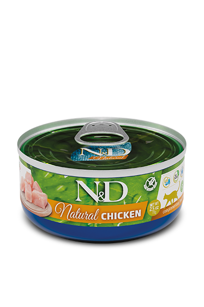 N&D Cat Natural Piščanec 70g