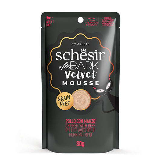 Schesir AFTER DARK Mousse Piščanec&Govedina 80g