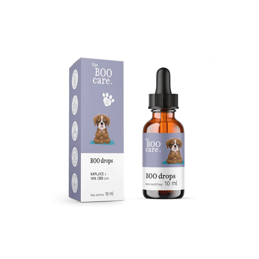 The Boo Care, 10% CBD kapljice za pomiritev (10 ml)