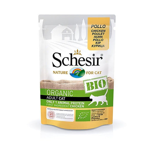 Schesir BIO ORGANIC Piščanec Pouch 85g