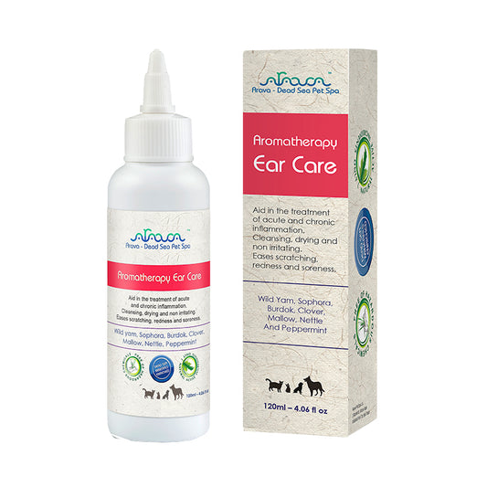 Arava Ear Care - Tekočina za čiščenje mačjih in pasjih ušes 120ml