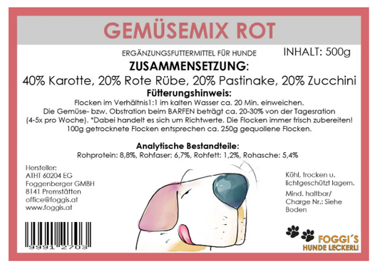 FOGGI'S rdeči mix 500g