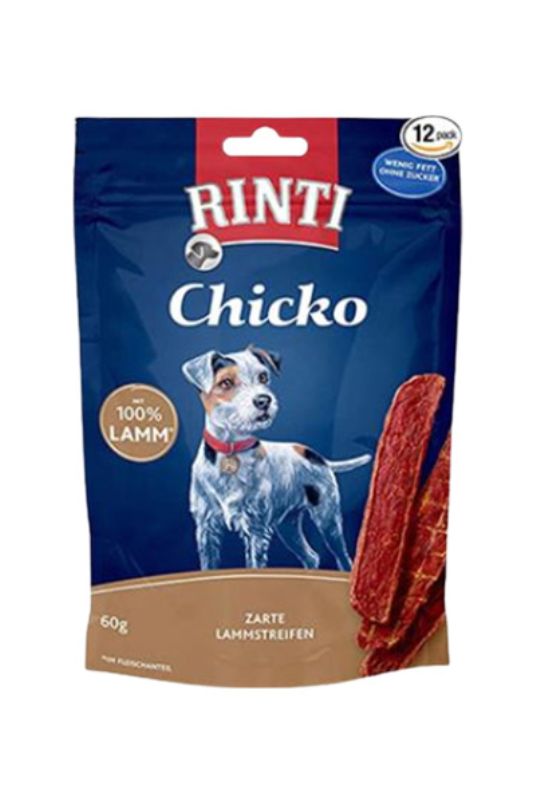 RINTI Chicko trakovi - Jagnjetina 60g