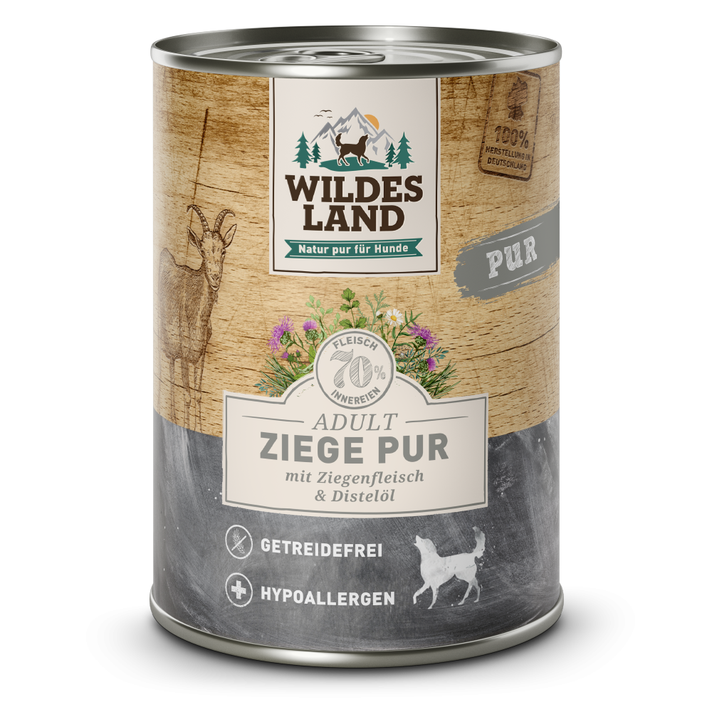 Wildes Land DOG PUR Koza z oljem žafranike