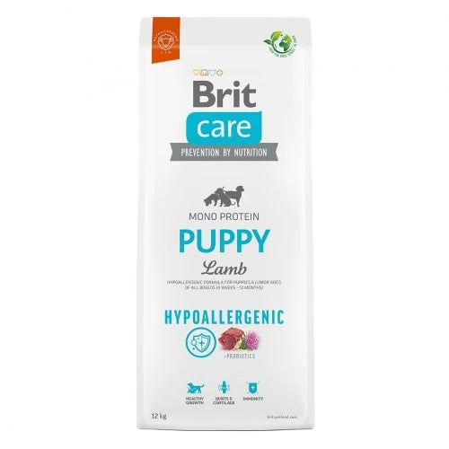 BRIT CARE PUPPY Hypoallergenic Jagnjetina&Riž 12kg