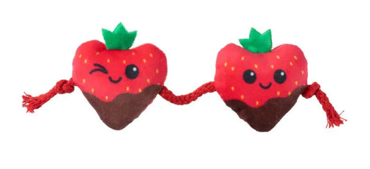 FuzzYard Strawberry Hearts na vrvici