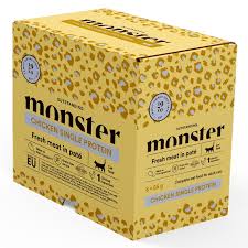 Monster Cat vrečke za odrasle mačke – piščanec 85g