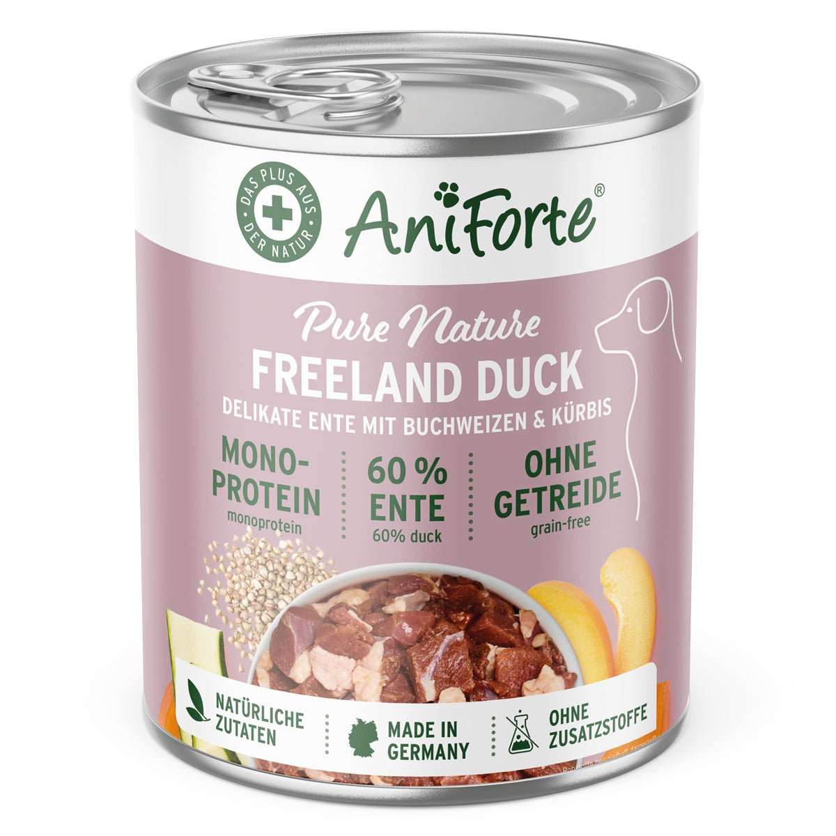 Aniforte Mokra hrana Freeland Duck - Raca z ajdo 400g