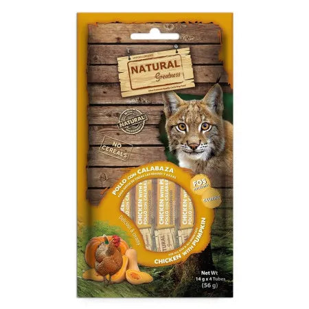 NATURAL GREATNESS CATS Kremasti priboljšek s piščancem in bučo